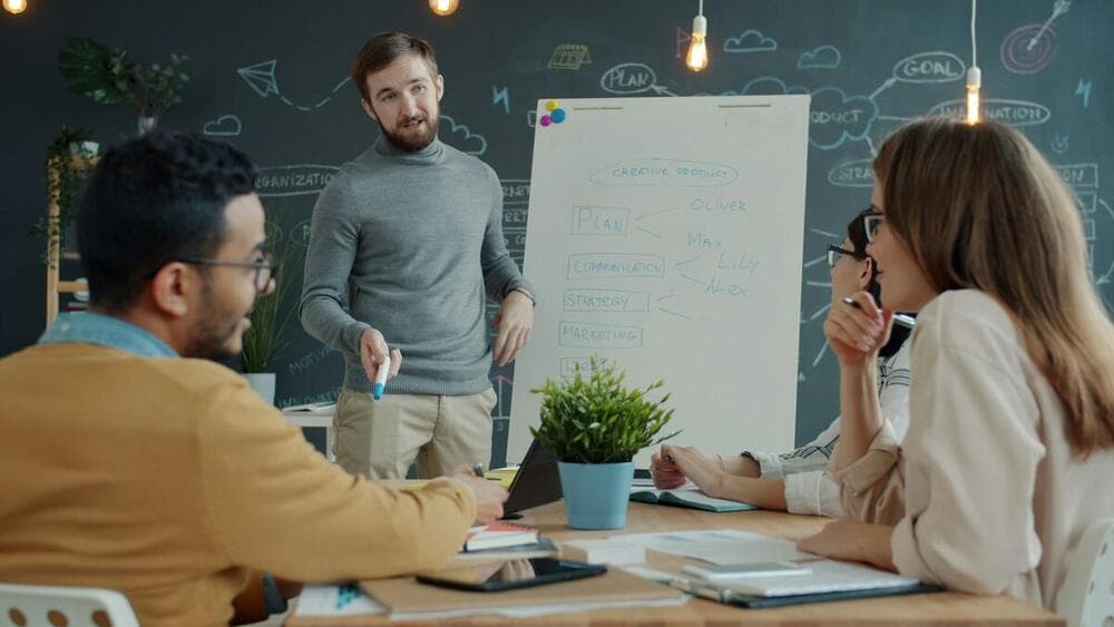 Strategy planning session